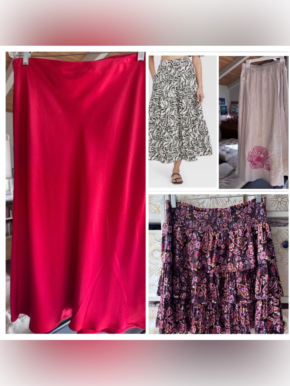 4 Skirts-House of Harlow,Anthropologie,New Day,L’Affaire LA (M)-open to offers 🙂